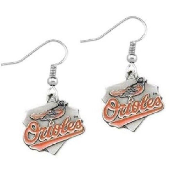 Jewelry - Baltimore Orioles Baseball Drop Earrings Souvenir